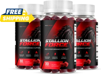 Three Stallion Force Men's Performance Support gummy bottles